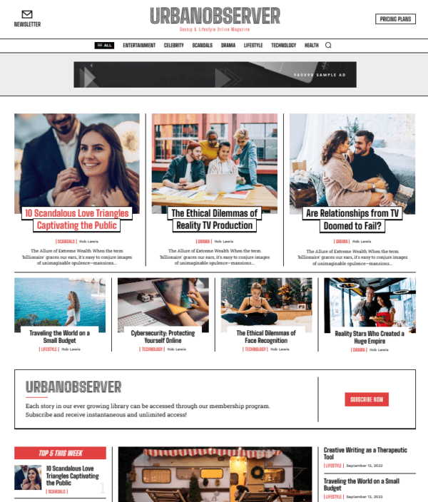 NEWS / BLOGGING WEBSITES