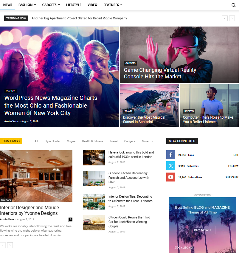 NEWS / BLOGGING WEBSITES