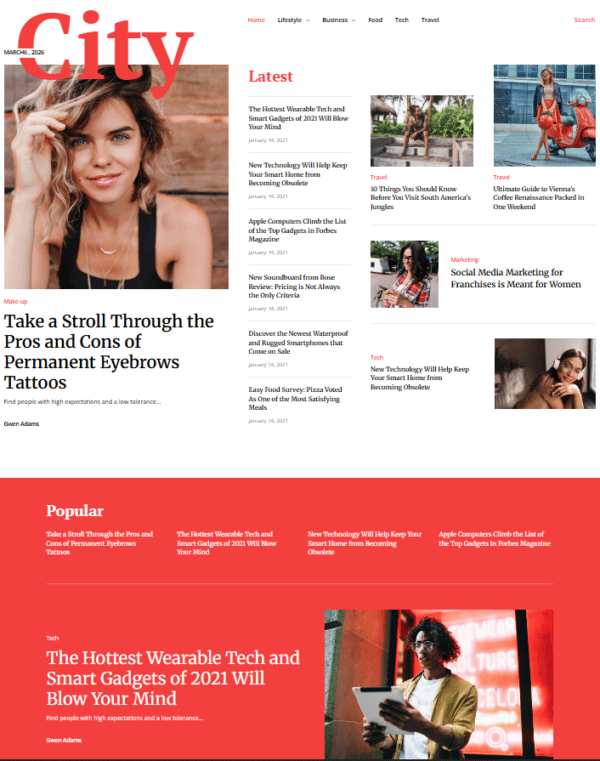 NEWS / BLOGGING WEBSITES