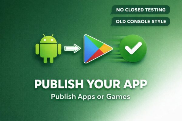 GOOGLE APP / GAME PUBLISING SERVICES