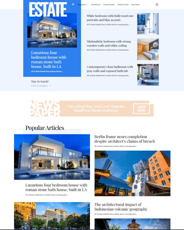 REAL ESTATE / BUILDER DEVELOPER WEBSITES