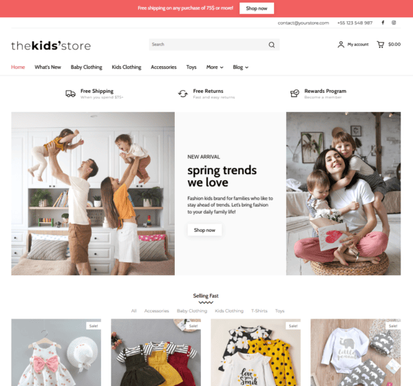 SHOP / ECOMMERCE WEBSITES