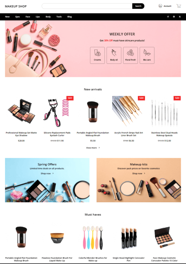 SHOP / ECOMMERCE WEBSITES